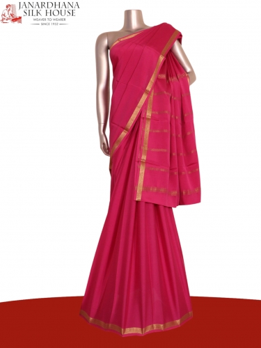 Pure Mysore Crepe Silk Saree